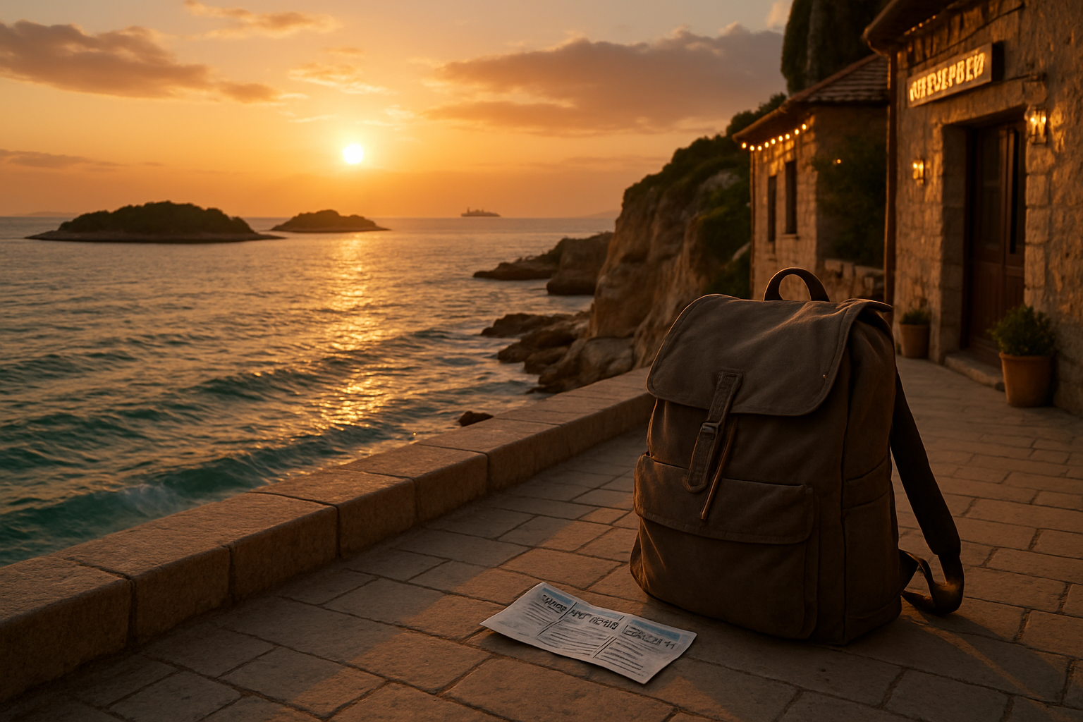 Solnedgang i Sarandë: 7-dages budgetrute med bus, båd og vildcamping